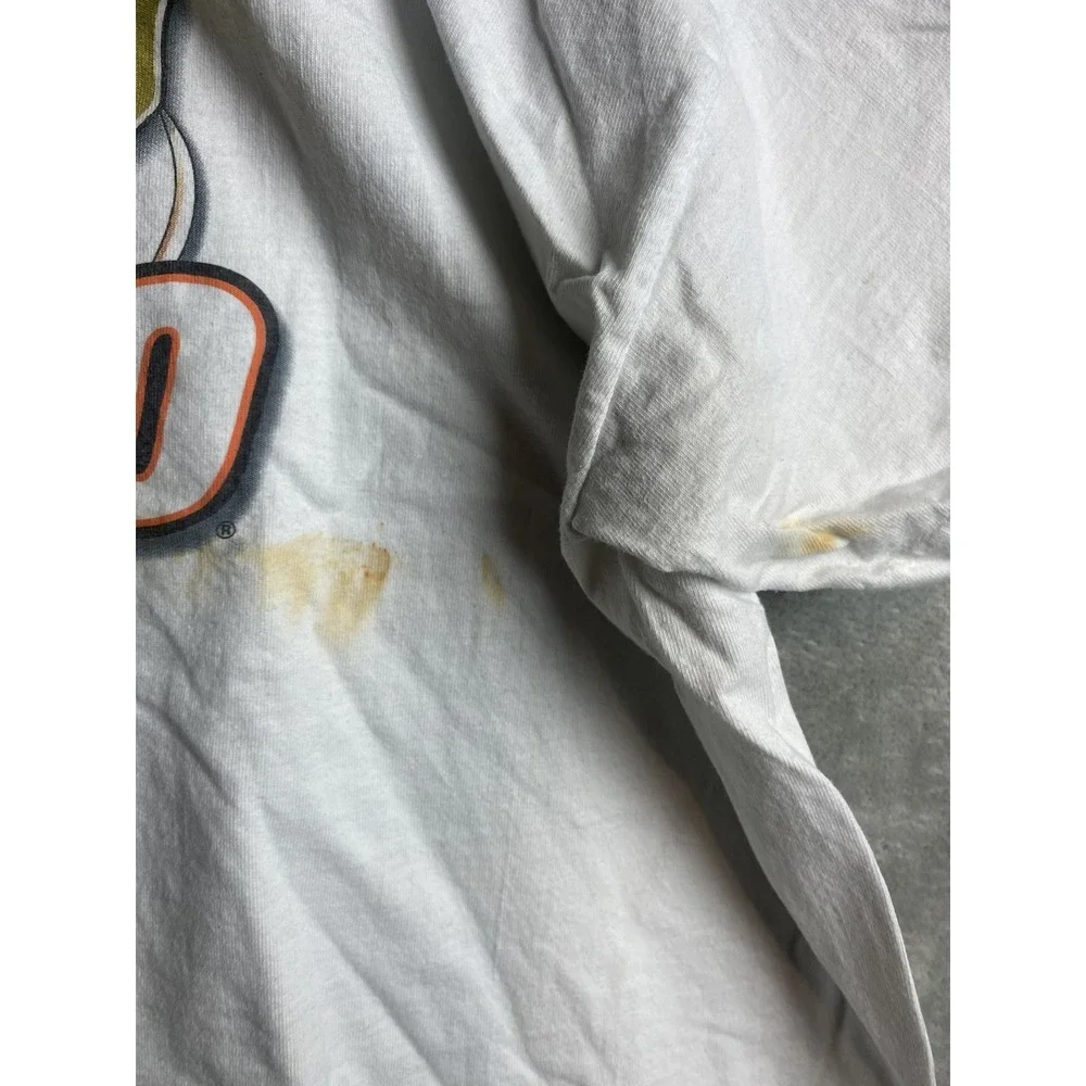 Chase Authentics Tony Stewart Mens XL White Cotton Shirt